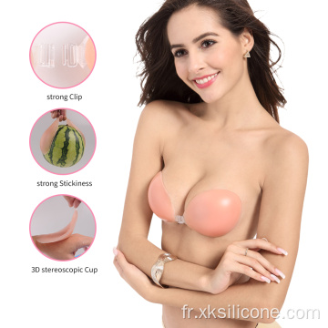 Soutien-gorge en silicone sexy sans bretelles pour femmes